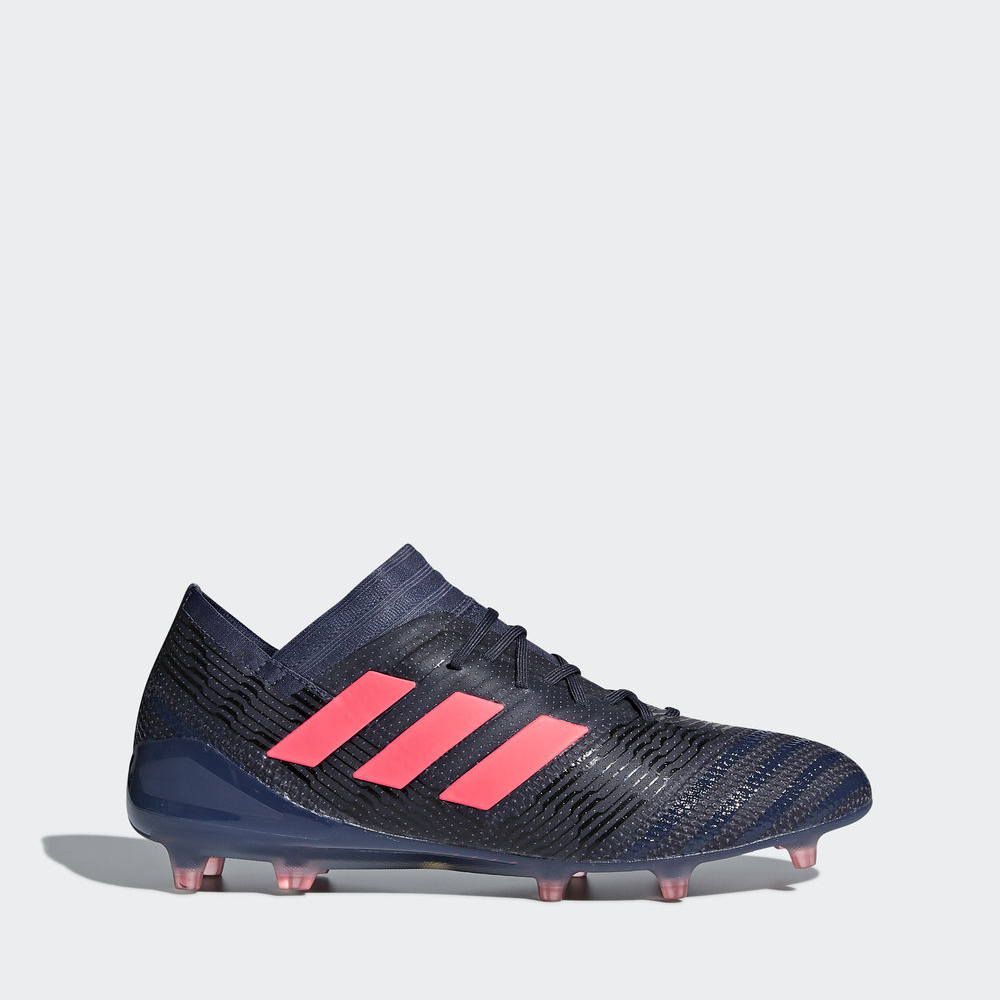 Adidas Nemeziz 17.1 Firm Ground - ποδοσφαιρικα παπουτσια γυναικεια - Μπλε/Κοκκινα/Μαυρα,Μέγεθος: EU